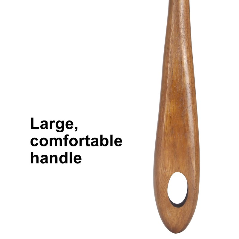 2 Pcs 12" Long Wood Cooking Spoons Large Spoon for
