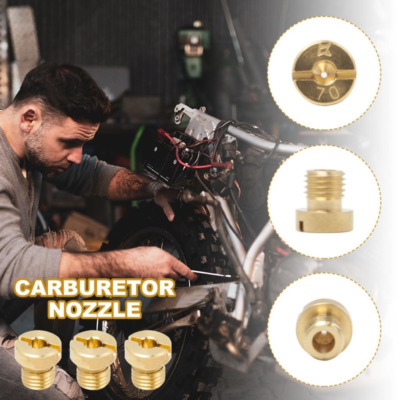 UTMACH Pack of 15 M6 Carburettor Nozzle Main Nozzle Set