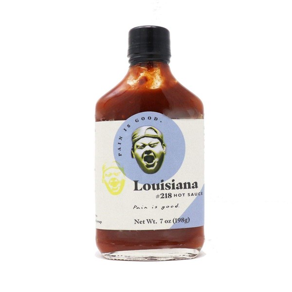 Louisiana Style Hot Sauce - 7oz Bottle - 9,410 Scovilles - Made in USA with Cayenne & Habanero Peppers - All Natural Ingredients, Non-GMO, Gluten-Free, Sugar-Free, Vegetarian, Keto
