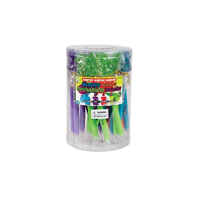Raymond Geddes Gummy Bear Scented Assortment Mechanical Pencil (Pack of