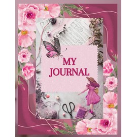 The Rose Tinted Reverie Colored Lined Page Journal - “For Thoughts Dipped in Daydreams”