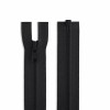 YKK 5vs Vislon Separating Jacket Zipper One-Way 30" Black