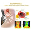 Lymphatic Earrings for Women Halolux Lymphvity Germanium Drainage Therapy Negative