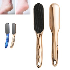 Veinsgrain Foot File, Nano Glass Foot File, Hard Skin Remover Nano-Glass Foot File, Veins Grain Foot File, Professional Foot Care Tools, Pedicure Tool for Smooth Feet (Gold)