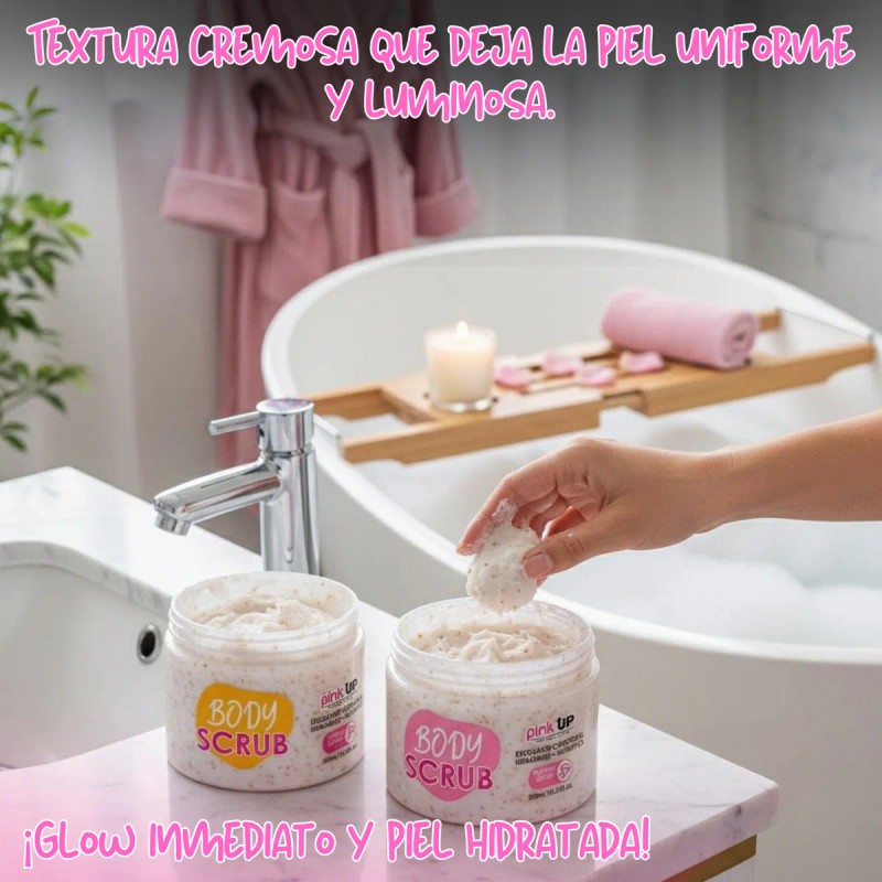 Body Scrub Exfoliante Corporal Hidratación De Piel Pink Up