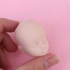 20pcs Doll Heads Craft Key Ring Plastic Mini Doll Body