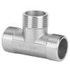 3/4 Stainless Steel Tee Fitting - 3-Way Pipe Connector -