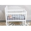 Meyco Baby Fitted Sheet Cradle, Plain Grey, 40 x 80/90