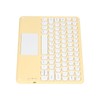 Touch Wireless Keyboard Round Keycaps Ergonomic Design Ultra Thin Smart