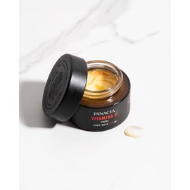 PANACEA Crema de Vitamina C, E y ácido hialurónico. Crema altamente hidratante, antioxidante reafirma, da luminosidad, unifica tono y textura | 50g.