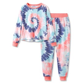 Topgal Little/Big Girls Long Sleeve Spring French Terry Pull-On Outfit Size 7/8