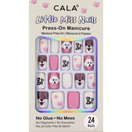 Cala LITTLE MISS NAILS: PINK/CREAM POODLE