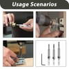 3 Pcs Hinge Drill Bit Set, Self Centering Drill Bit,