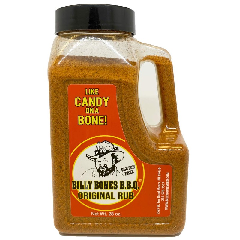 Billy Bones BBQ Award Winning Dry Rub, Original Recipe