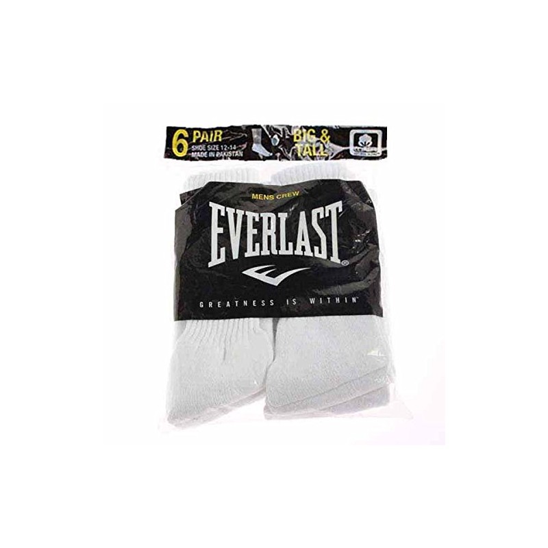 Everlast Crew Socks, White