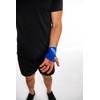 Nevin Sports Med - Muñequera doble de neopreno (rojo)