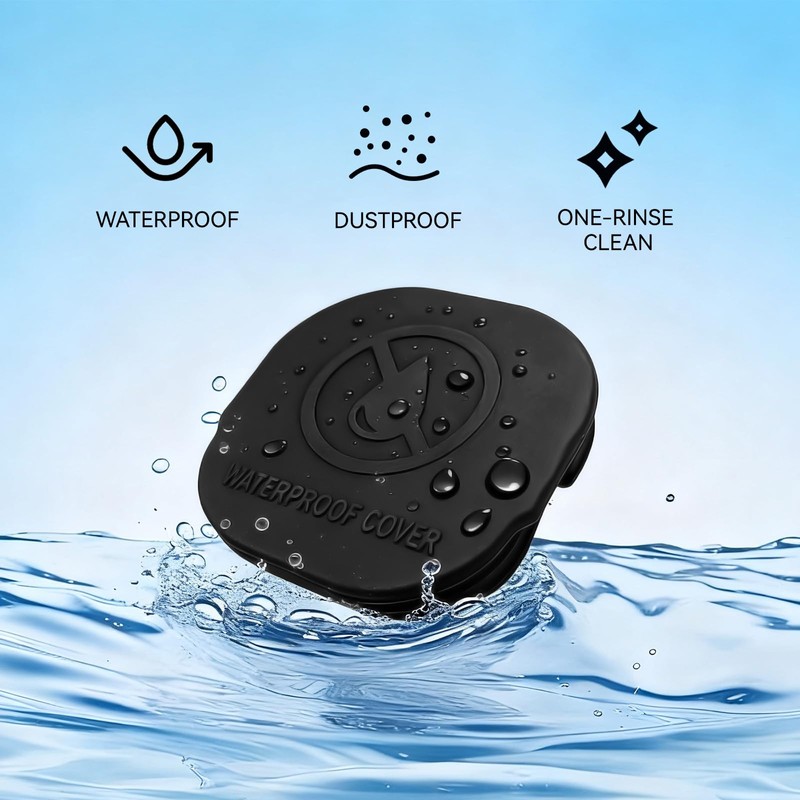 JERBOR 2pcs Silicone Car Frame Tube Hole Plugs Fit for
