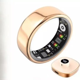 onyou 스마트 링 HRV 심박수 수면 압력 건강 모니터링 커플링으로 장만하세요 [스페이스그레이 G] onyou Smart Ring HRV Heart Rate Sleep Stress Health Monitoring Ring [Space Gray G]