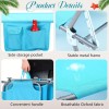 wenqik 2 Pcs Foldable Beach Lounge Chair with 360° Canopy