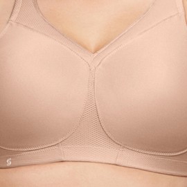 Glamorise women's MagicLift seamless non-wired sports bra - Non-Wired 100C