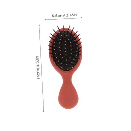 Ipetboom 6Pcs Mini Wet Hair Brush Brushes Cloud Avocado Portable Lightweight for Easy Use Wet Dry Hair