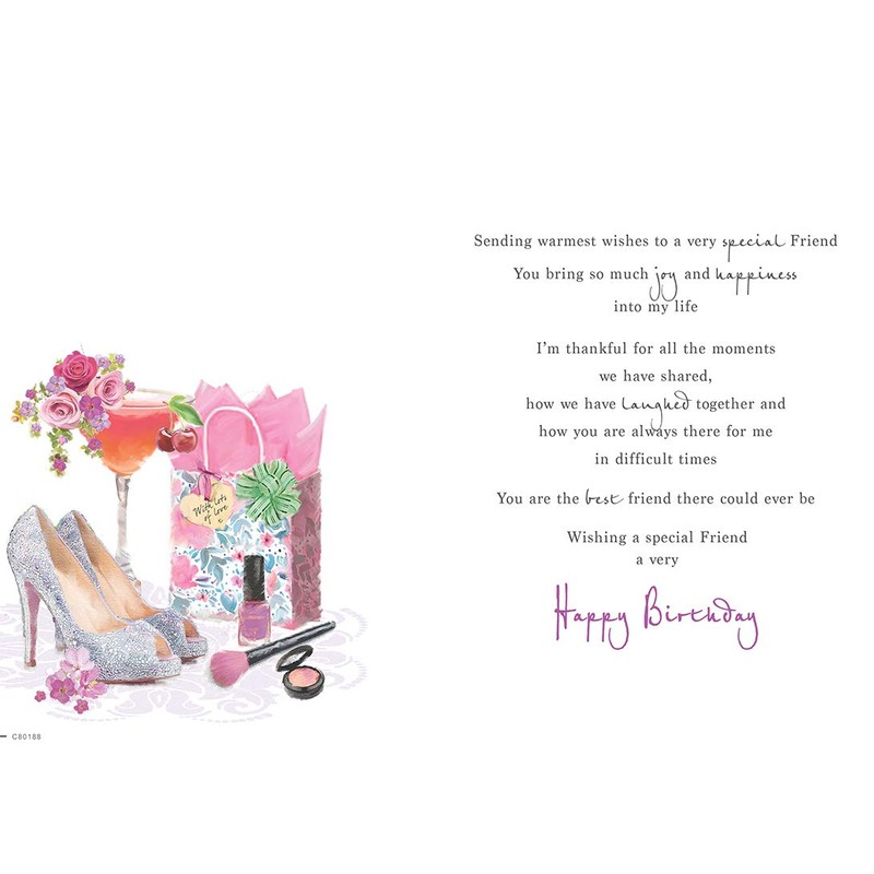 Regal Publishing Birthday Card Friend - 9 x 6 inches