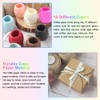 SIYINGSAERY 15 Rolls Raffia Paper Ribbon Twine Strings 15 Colours