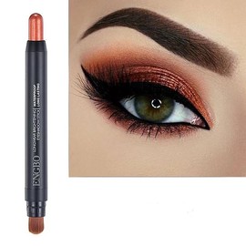 ENGBO -Powder Waterproof Eyeshadow Stick – Champagne Shimmer – Long-Lasting, Crease-Proof, Medium Golden-Beige Shimmer Cream Eyeshadow with Built-in Smudger (05, 2G)