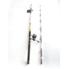 American Spirit Nite Stick Spinning Catfish Combo Hot Purple 8'