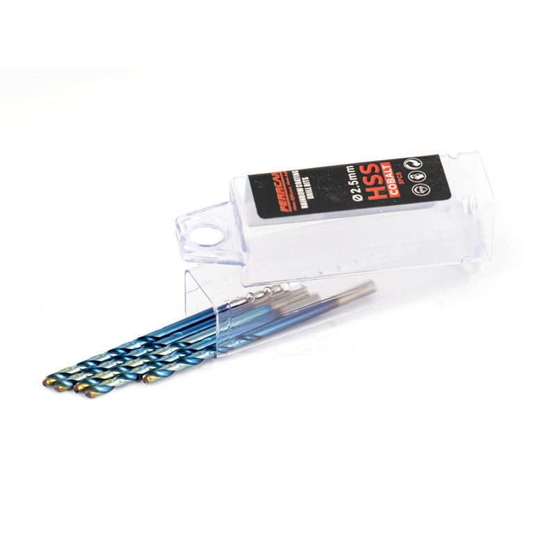 Ferrcan Punte per metallo HSS DIN338 M35 5% cobalto finitura