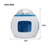 TKMARS LED Sternenhimmel Projektor Mini Kinderwecker Kalender Thermometer Wecker mit