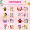 Pasimy 48 Packs Spring Craft Kits for Kids Flower Craft