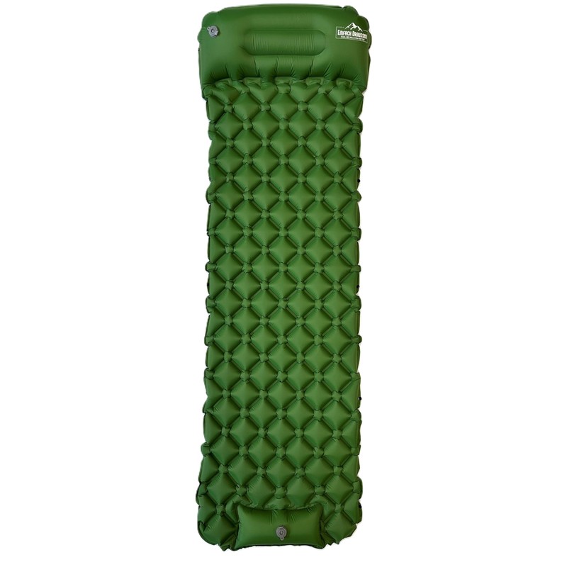 Einfach Draussen Inflatable Ultralight Sleeping Mat with Integrated Cushion, Inflatable