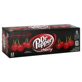 Dr Pepper Soda 12 X 12 Fl Oz (Pack of 4) (Cherry)