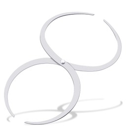 Saysurey Wood Turning Double Ended Bowl Calipers Stainless Steel Woodworking Calipers Tools Woodturning Tools Pottery Calipers Wood Lathe Calipers Thickness Measuring Tool (7 Inch)