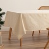 GAMUSI Christmas Jacquard Gold Yarn Dining Table Cloth Rectangle Christmas