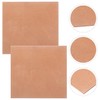 VILLFUL 4sheets Copper Sheets for Crafting Sturdy Copper Plate for