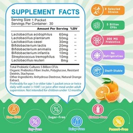 Zebora Probiótico Y Prebiótico Niños 3+ 30 Sobres