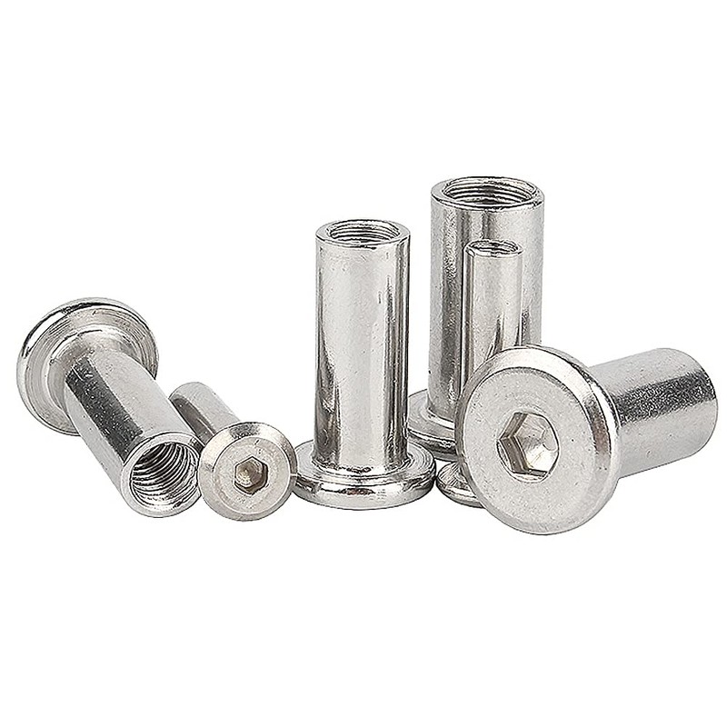Yudesun Stainless Steel Lock Nuts - M6 M8 Internal Thread