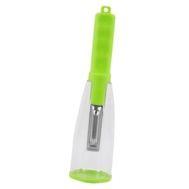 Fruits and Vegetables Peeler with Storage Box, Multifunction Stainless Steel Vegetable Peeler with Container Suitable for Carrots Potatoes Melons Kitchen Gadgets