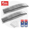 WORKPRO 200-Pack Single Razor Edge Blades, Industrial Scraper Razor Blades,