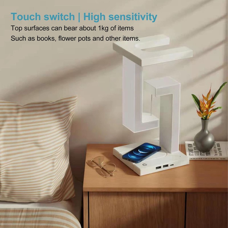 banapoy Magnetic Levitating Lamp, Unique Modern Floating Lamp LED Night