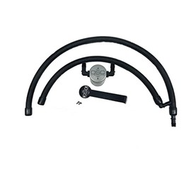 J&L Oil Separator Co. 3.0 Oil Separator Compatible with 2009-2018 Ram 1500 5.7L; 2019-2021 Ram 1500 "Classic 5.7L (Silver)