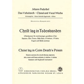Pachelbel: Christ lay in grim death's prison - Easter Cantata (Full Score)