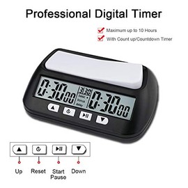 Reloj de Ajedrez Profesional, Temporizador Electrónico 3 en 1 para Juegos
