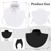 SATINIOR 4 Pcs Detachable Dickey Fake Collar Half Shirt False