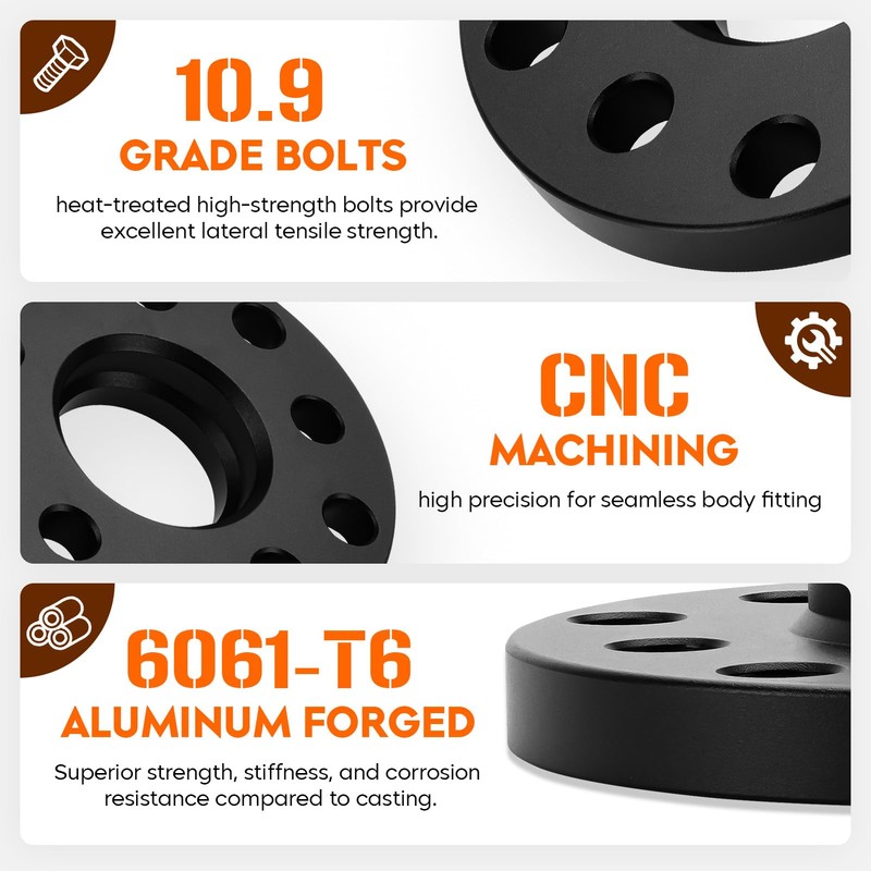 AEagle 12mm Wheel Spacers 6x5.5/6x135 Hub Bore 108mm 6 Lug