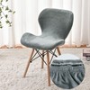 Bifaunvogel 2 Pack Counter Height Bar Chairs Cover Velvet Swivel