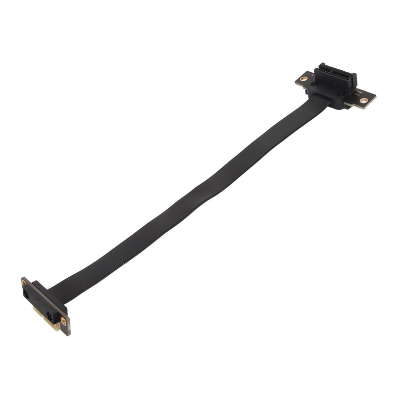 PCIE 3.0 1X Extension Cable Dual 90 Degree Right Angle