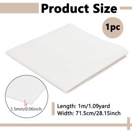 PH PandaHall Waterdrawing Cloth, Wool Chinese Calligraphy Mat Reusable Drawing Felt Mat Painting Felt Desk Pad for Painting, Calligraphy, 100 x 71.5 cm, Linen Colour